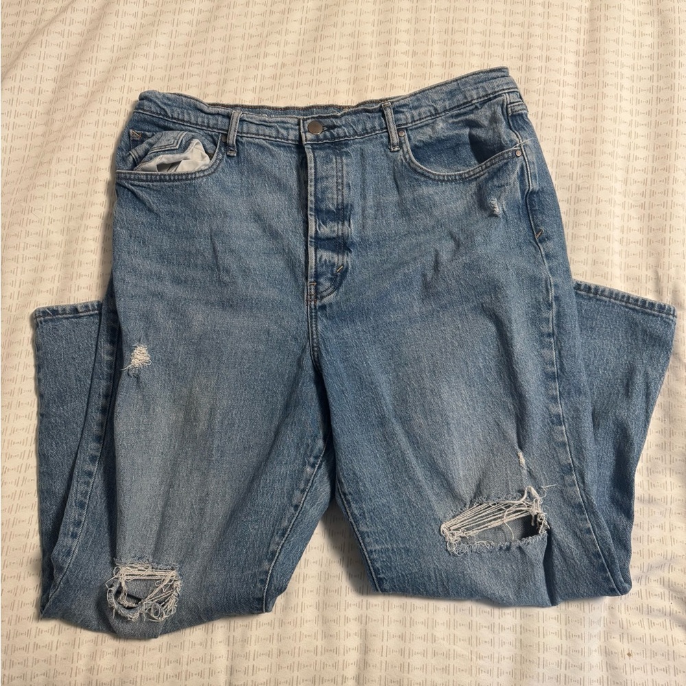 ANA high rise straight jeans 18